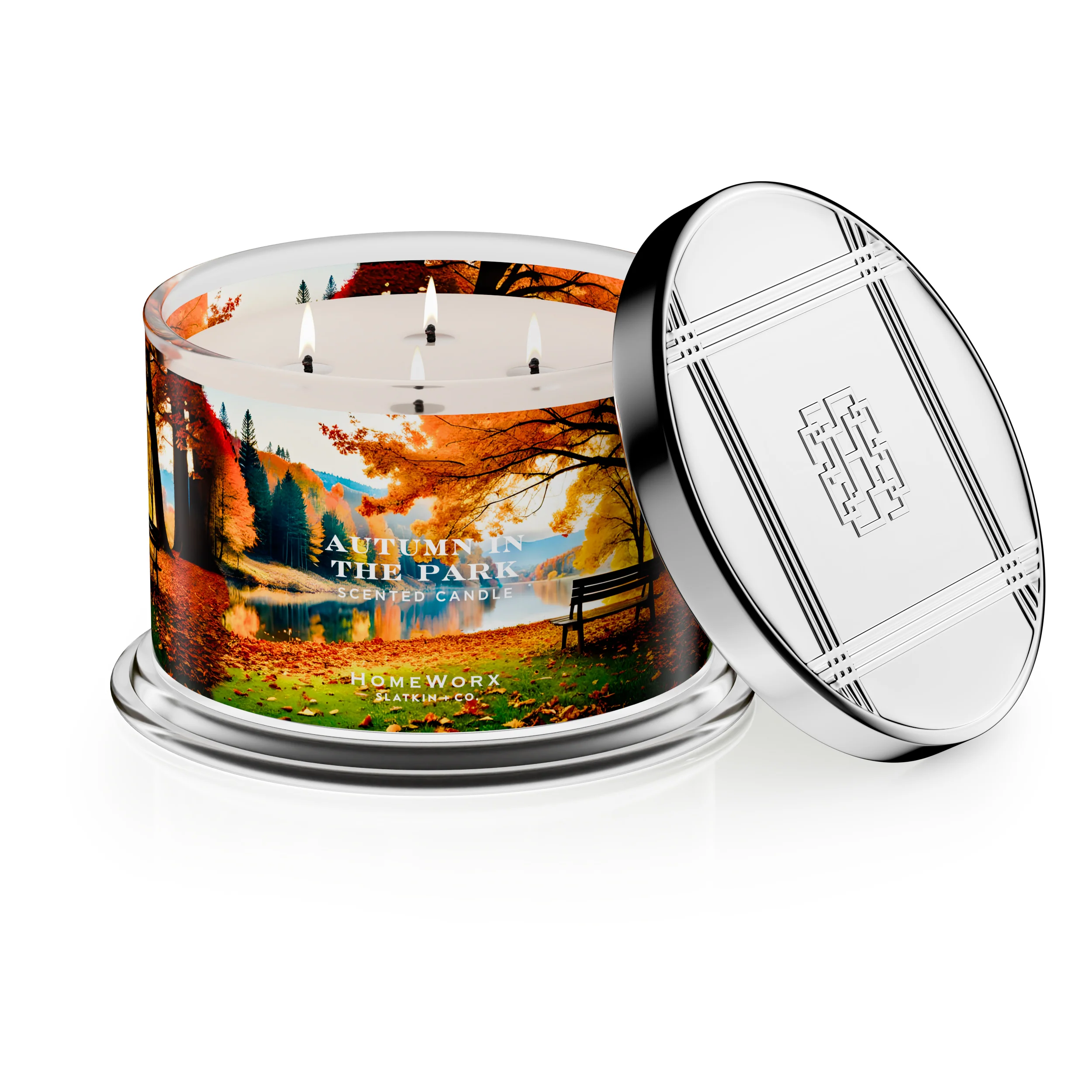 Autumn In The Park 4-wick Candle - Image 3