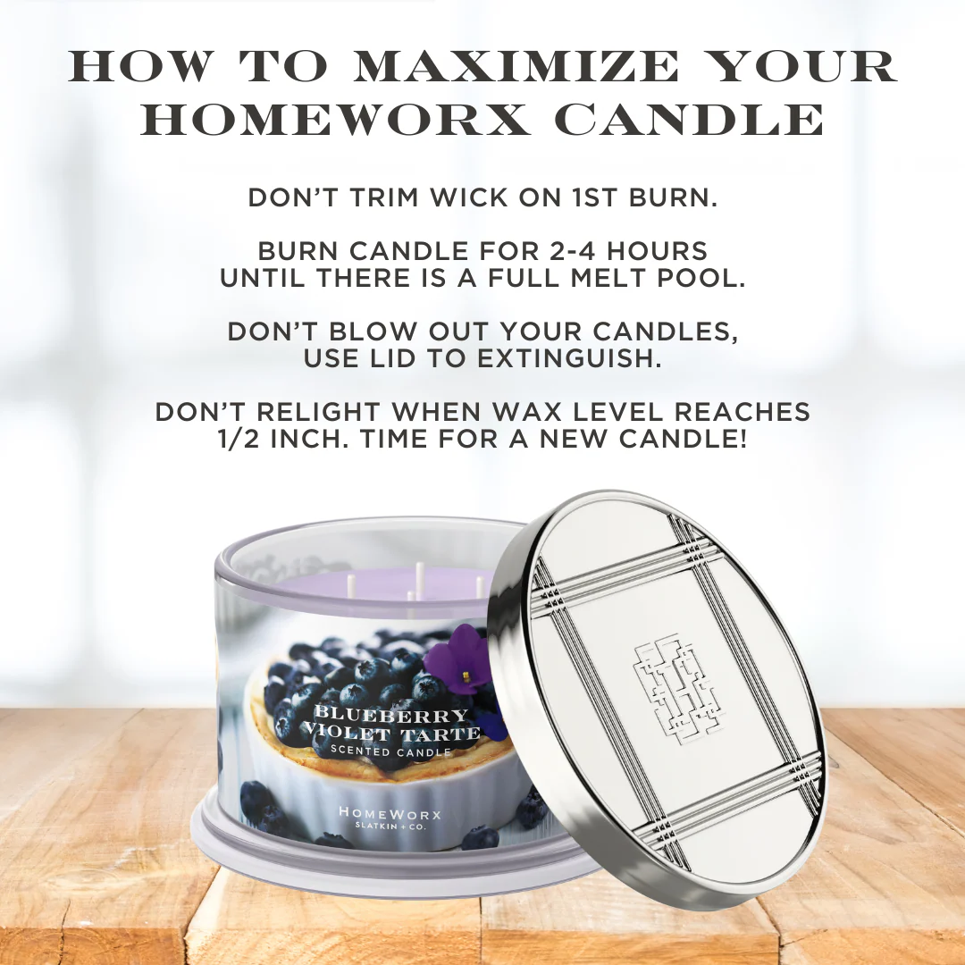 Blueberry Violet Tarte 4-wick Candle - Image 5
