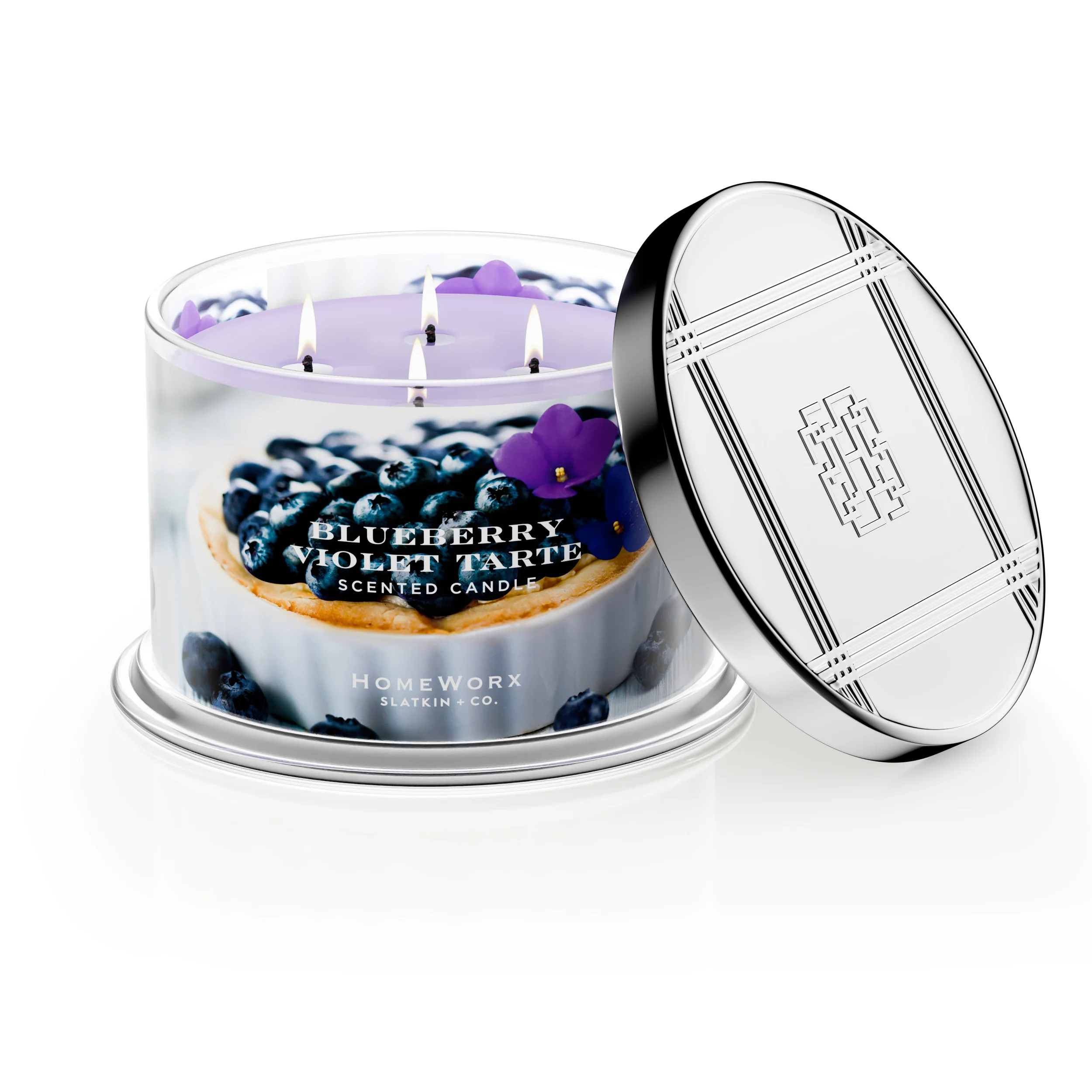Blueberry Violet Tarte 4-wick Candle - Image 7