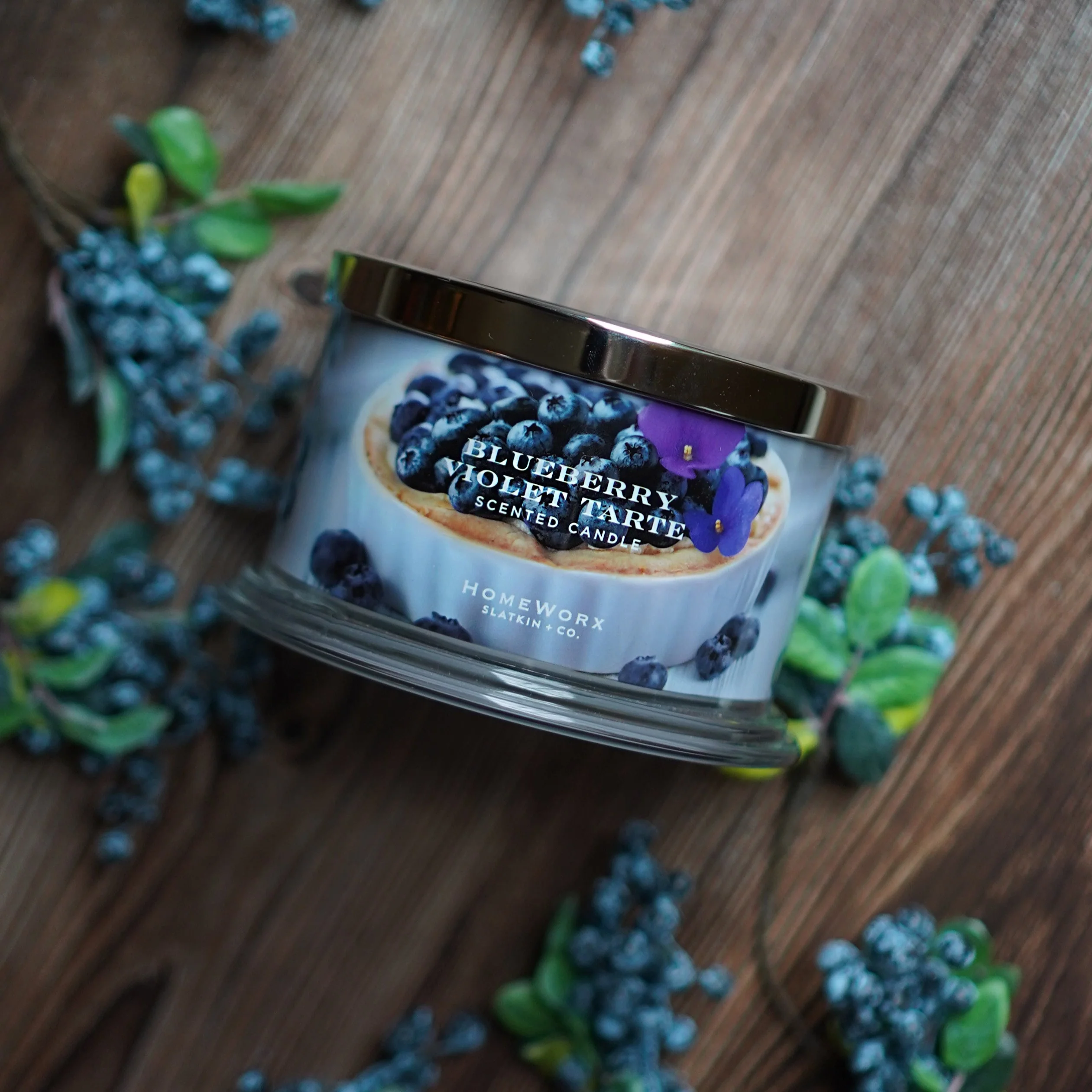Blueberry Violet Tarte 4-wick Candle - Image 8