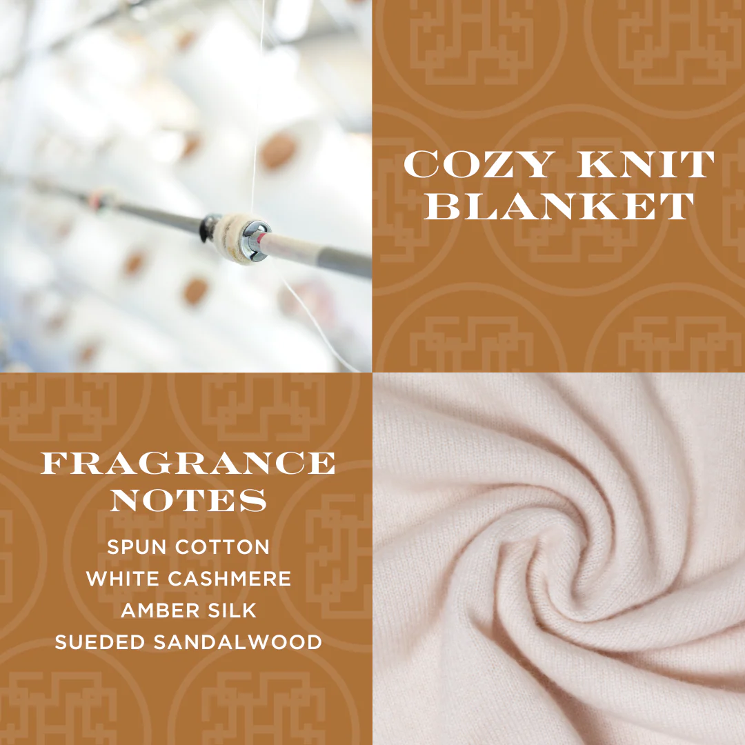 Cozy Knit Blanket 4-wick Candle - Image 2