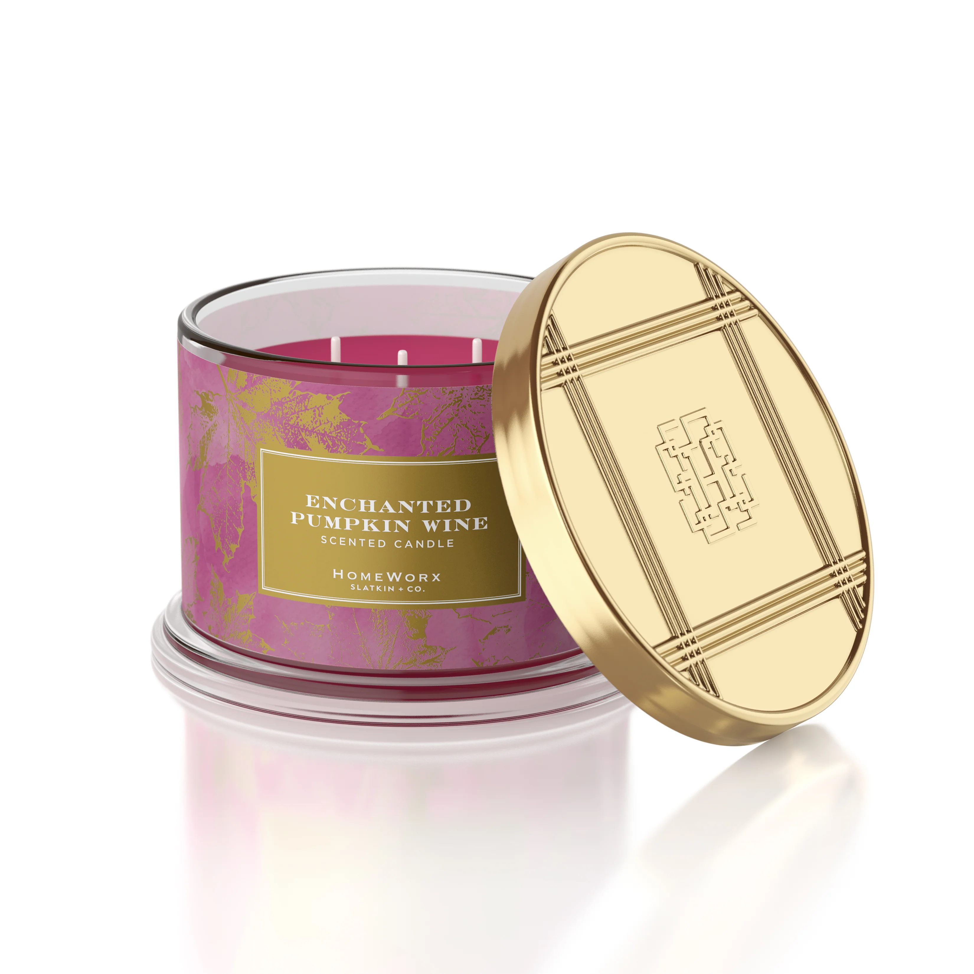 Enchanted Pumpkin Wine 3-wick Candle - Image 3