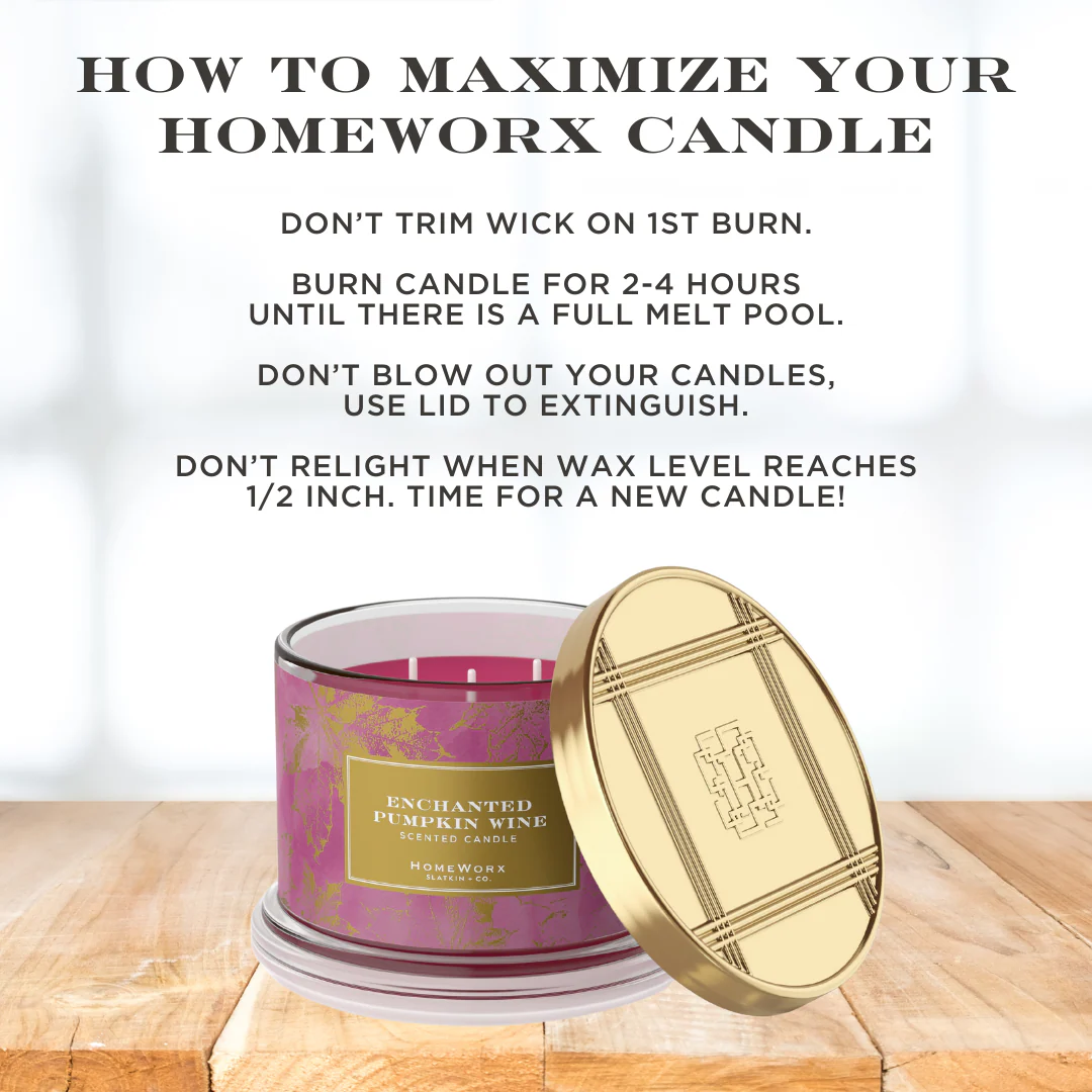 Enchanted Pumpkin Wine 3-wick Candle - Image 6