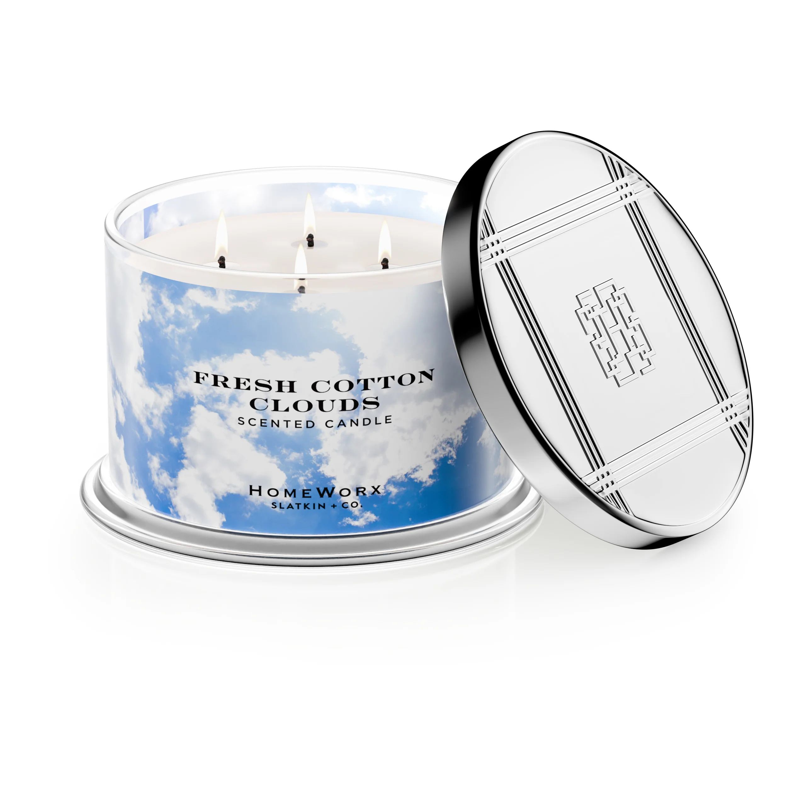 Fresh Cotton Clouds 4-wick Candle - Image 7