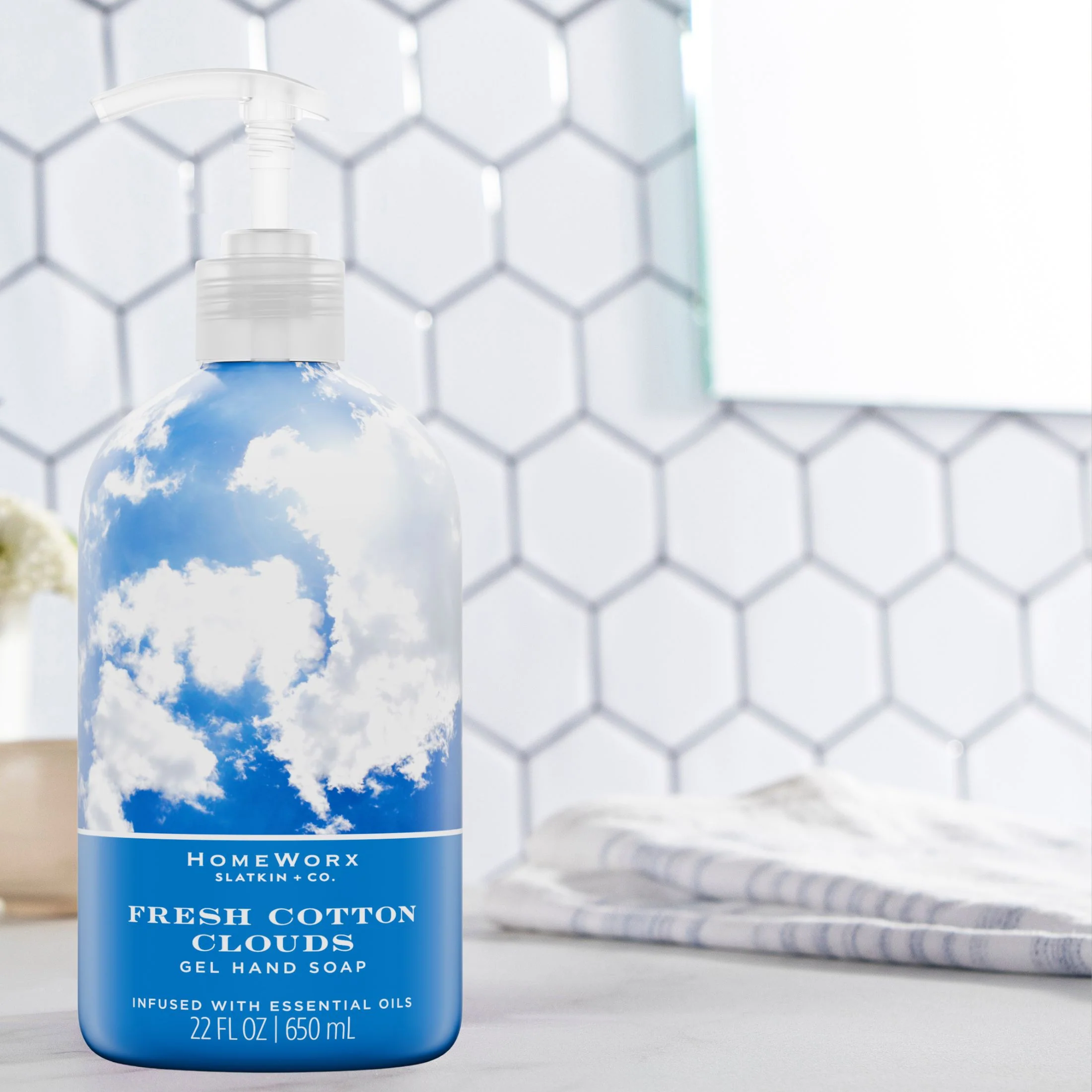 Fresh Cotton Clouds Gel Hand Soap - Image 5