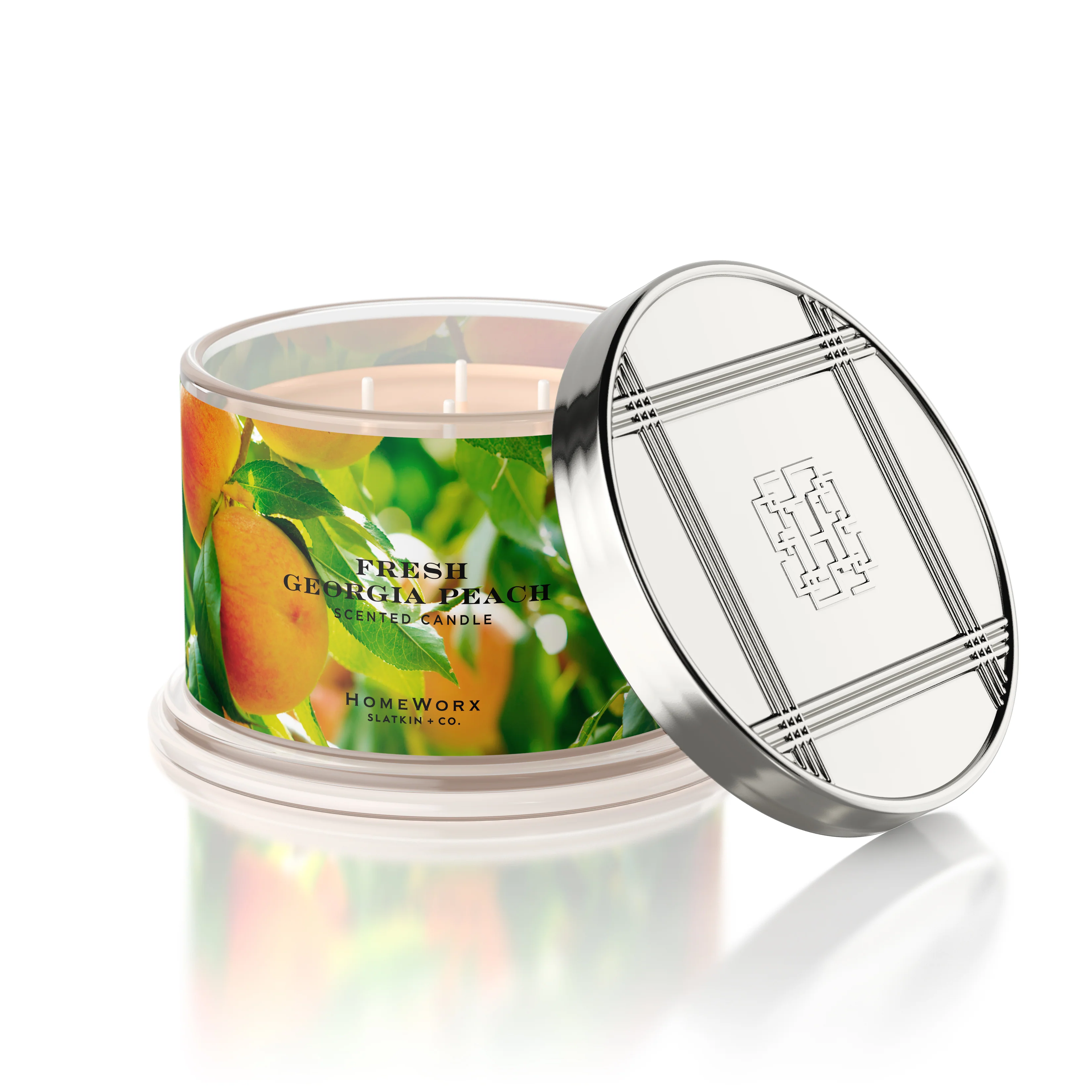 Fresh Georgia Peach 4-wick Candle - Image 7