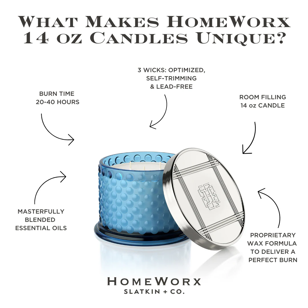 Fresh Snowfall 3-wick Hobnail Candle - Image 4