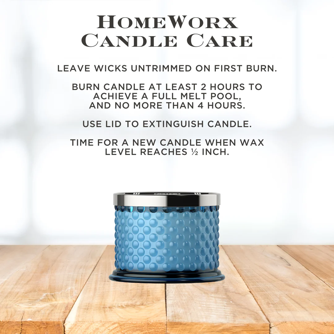 Fresh Snowfall 3-wick Hobnail Candle - Image 6