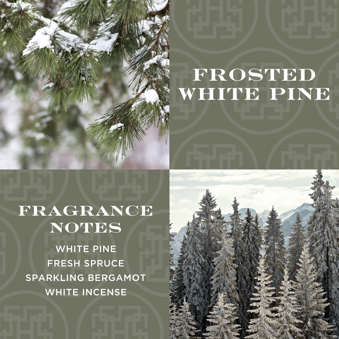 Frosted White Pine 80 oz. 5-Wick Luxe Candle - Image 5