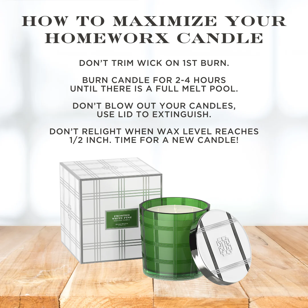 Frosted White Pine 80 oz. 5-Wick Luxe Candle - Image 9