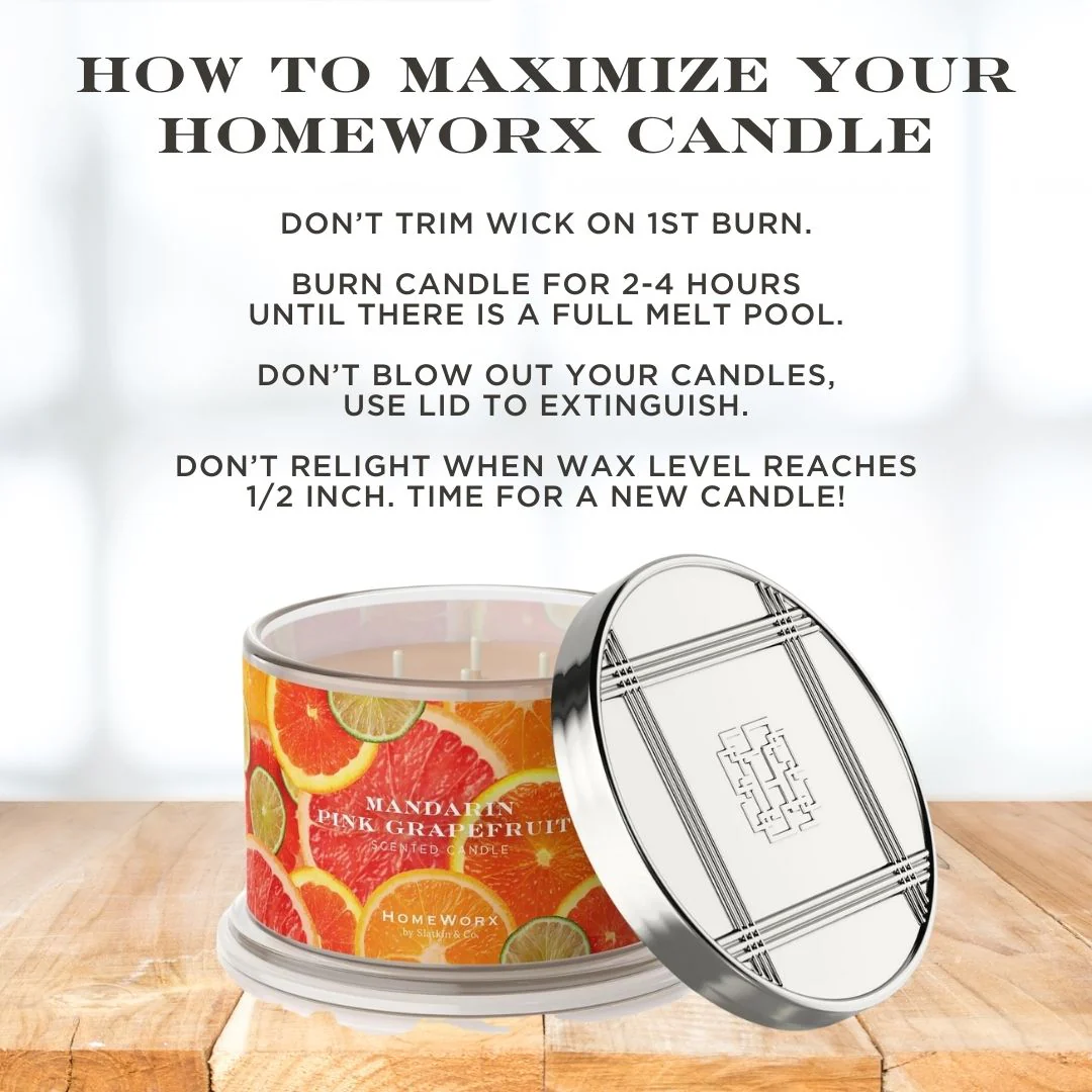 Mandarin Pink Grapefruit 4-wick Candle - Image 5