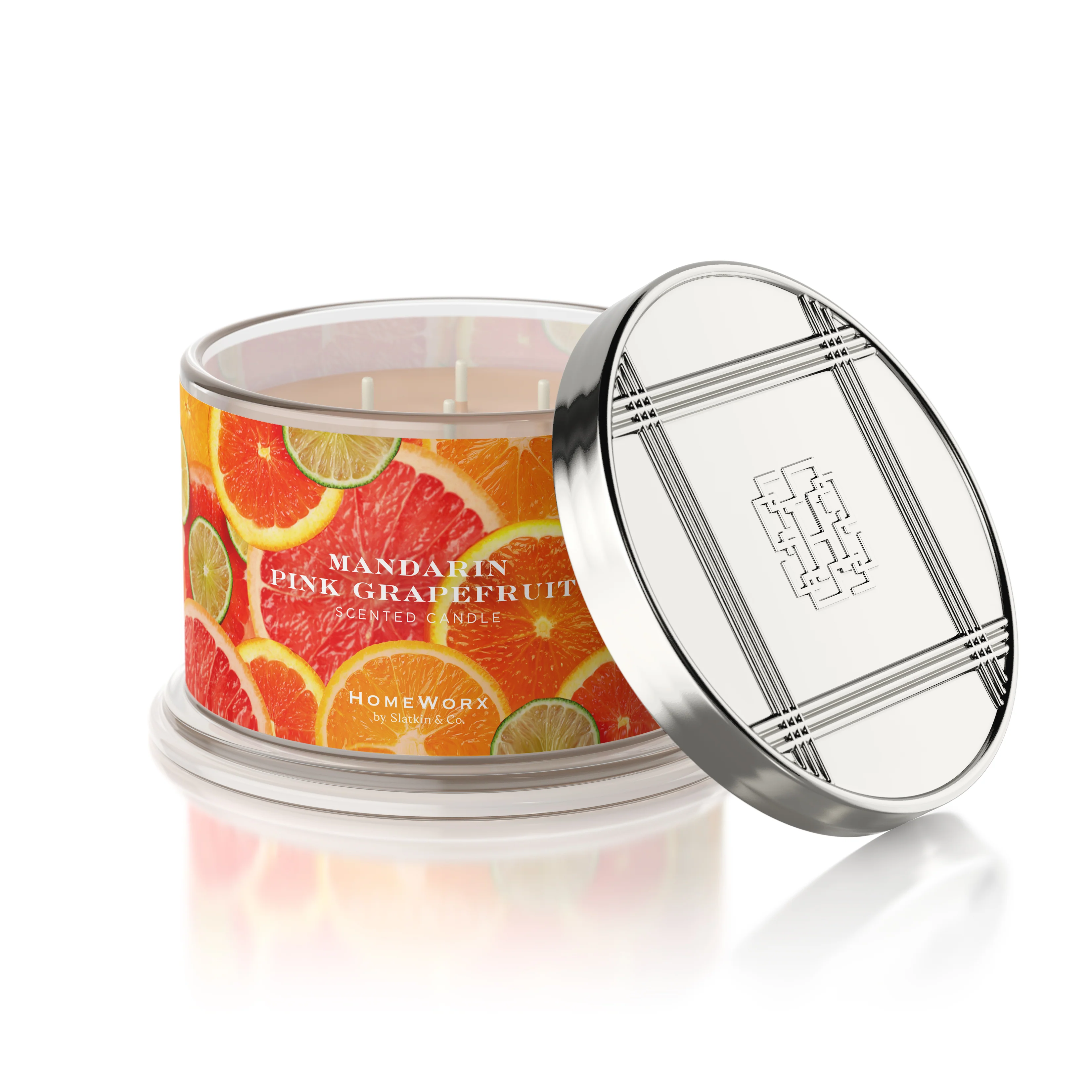 Mandarin Pink Grapefruit 4-wick Candle - Image 7