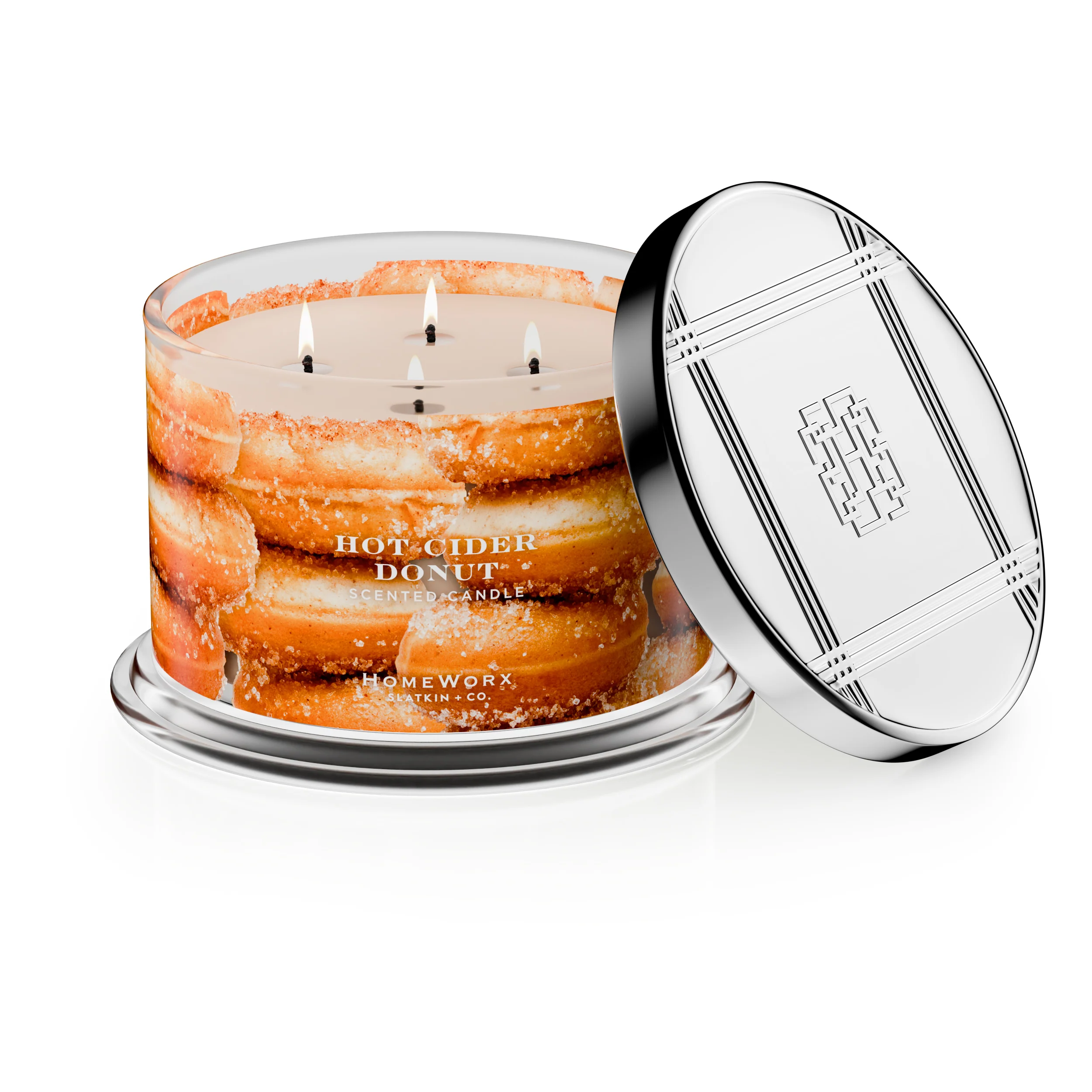 Hot Cider Donut 4-wick Candle - Image 3