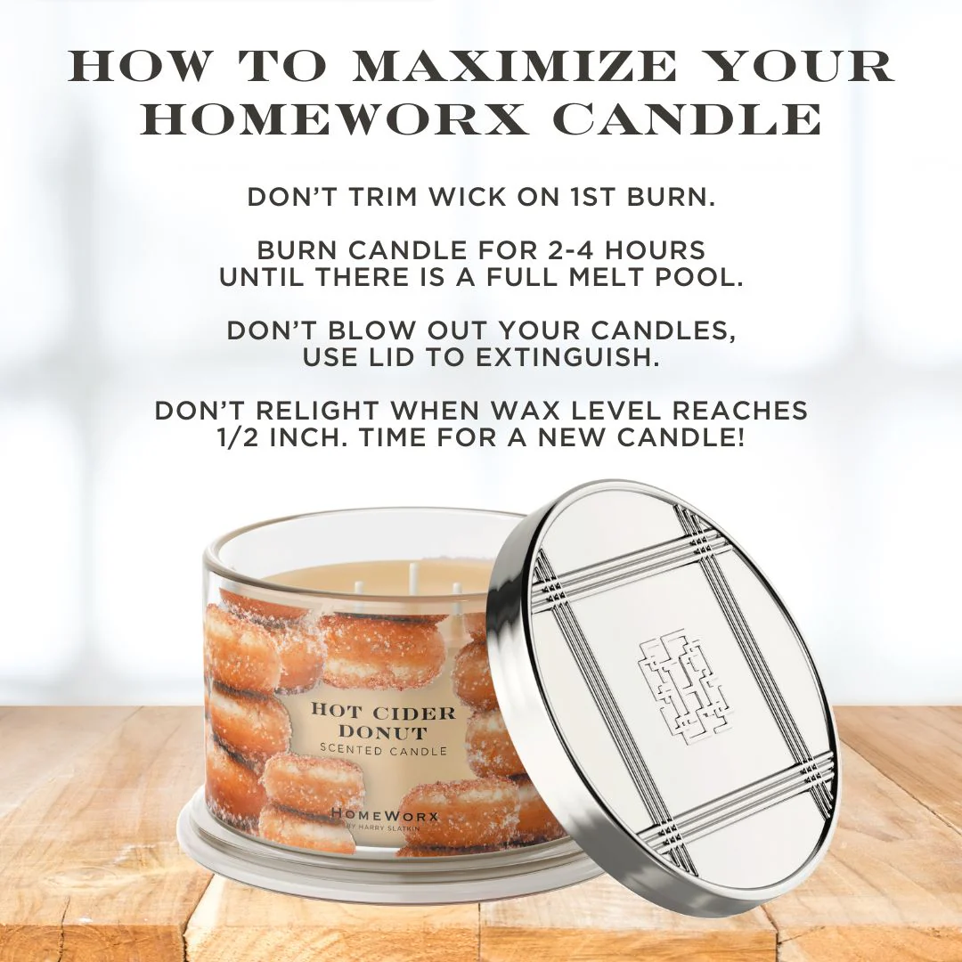 Hot Cider Donut 4-wick Candle - Image 6