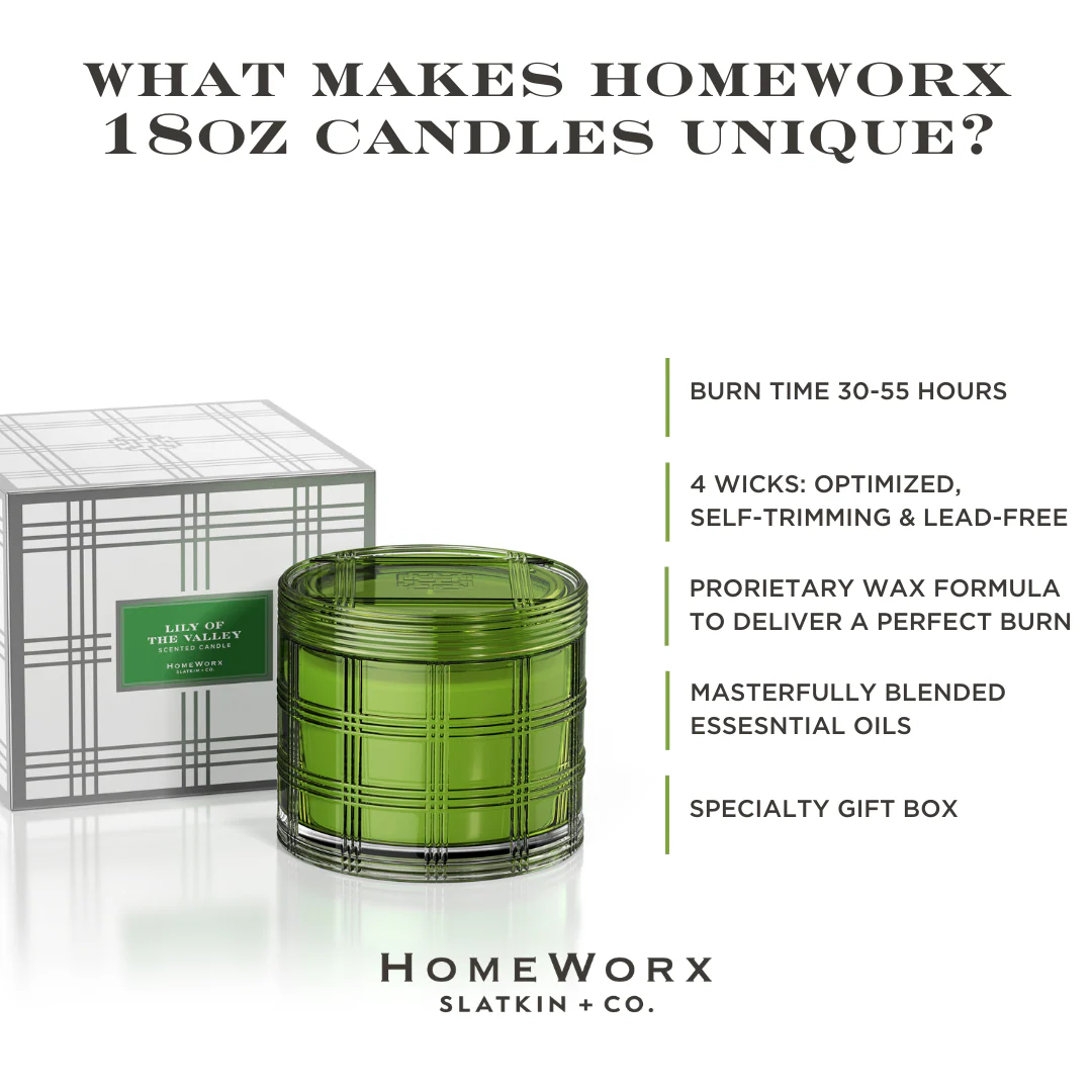 Lily of the Valley 4-wick Specialty Candle with Gift Box - Image 3