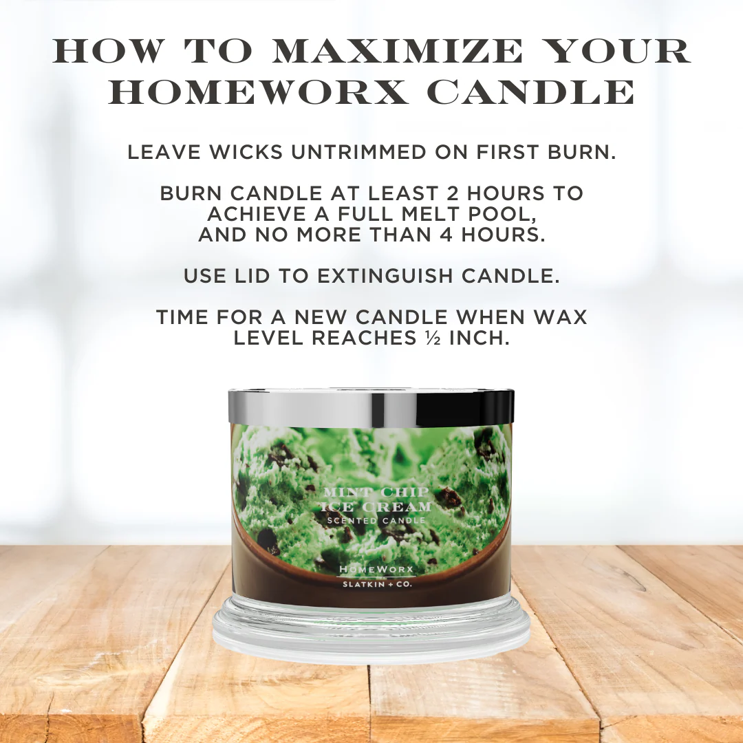 Mint Chip Ice Cream 3-wick Candle - Image 6