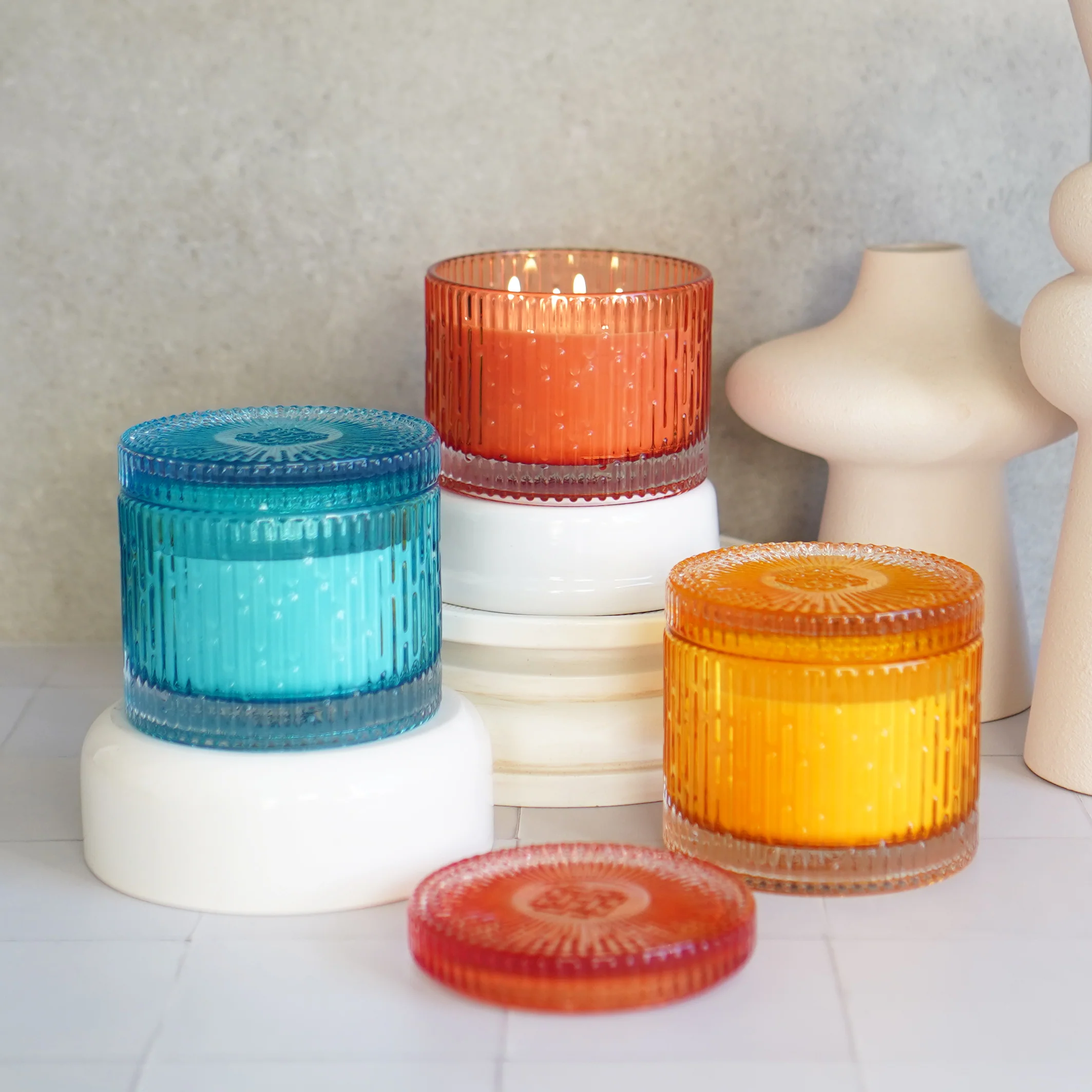Pineapple Banana Blossom 4-wick Candle - Image 4