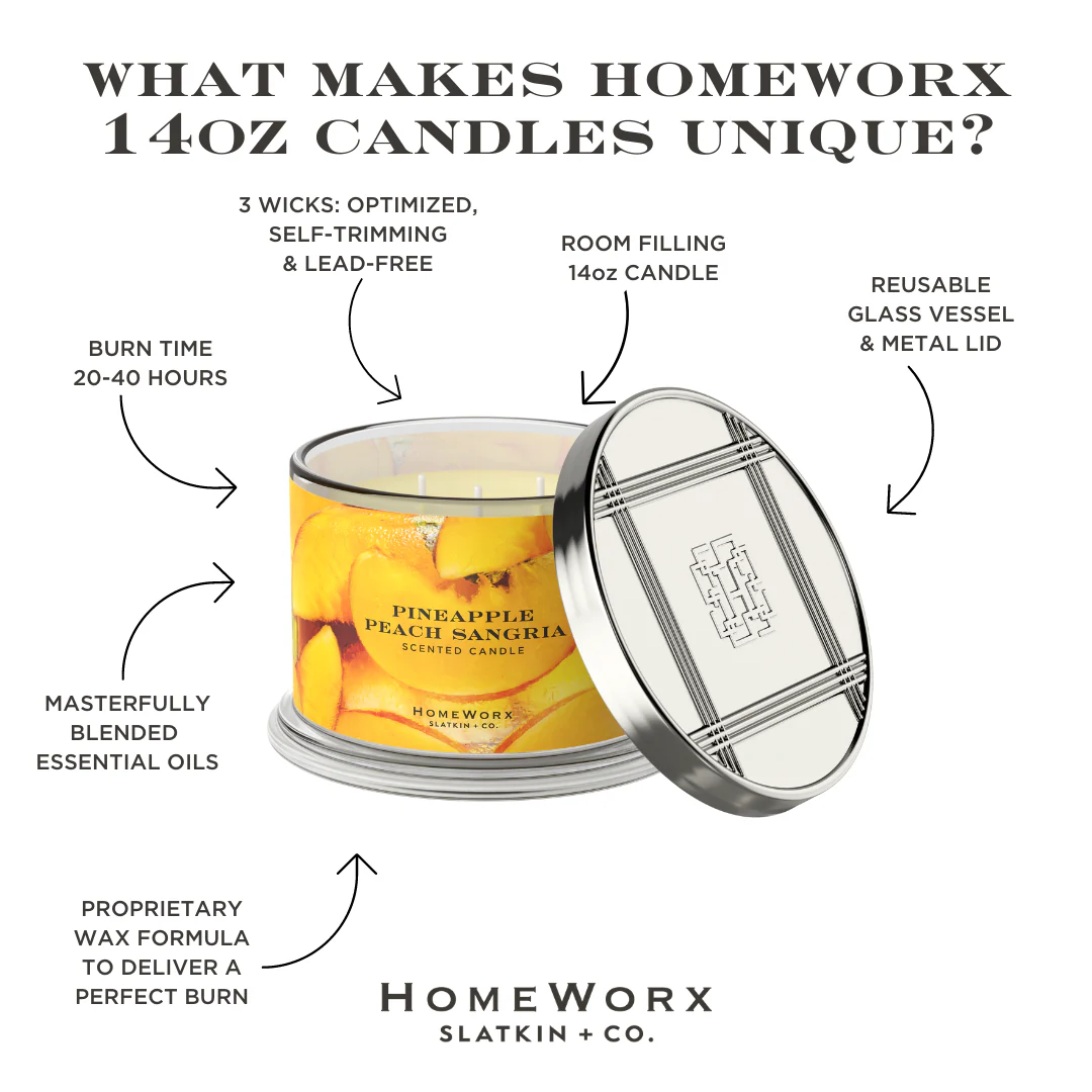 Pineapple Peach Sangria 3-wick Candle - Image 3