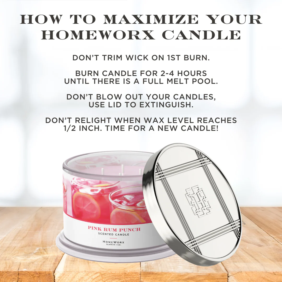 Pink Rum Punch 4-wick Candle - Image 7