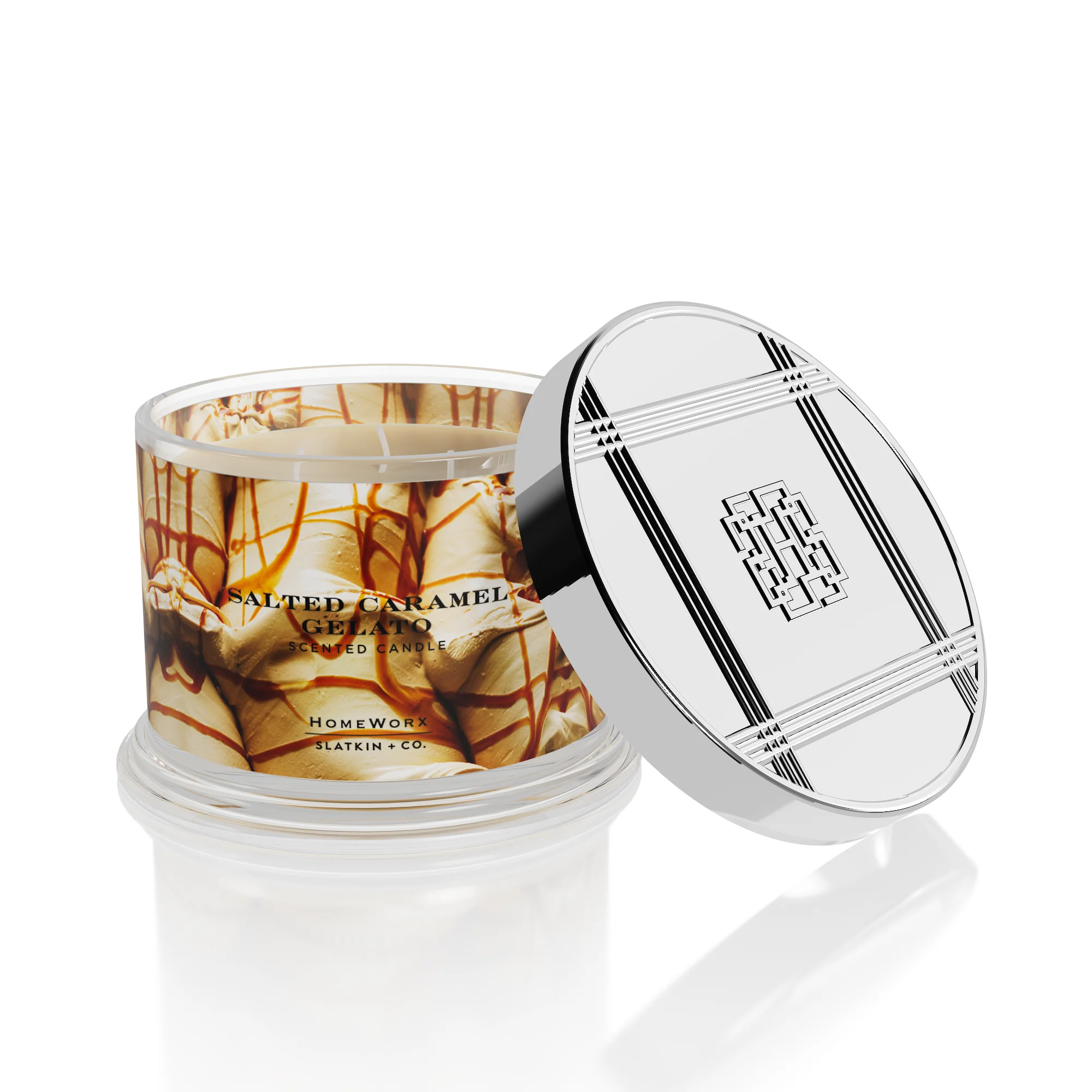 Salted Caramel Gelato 3-wick Candle - Image 5