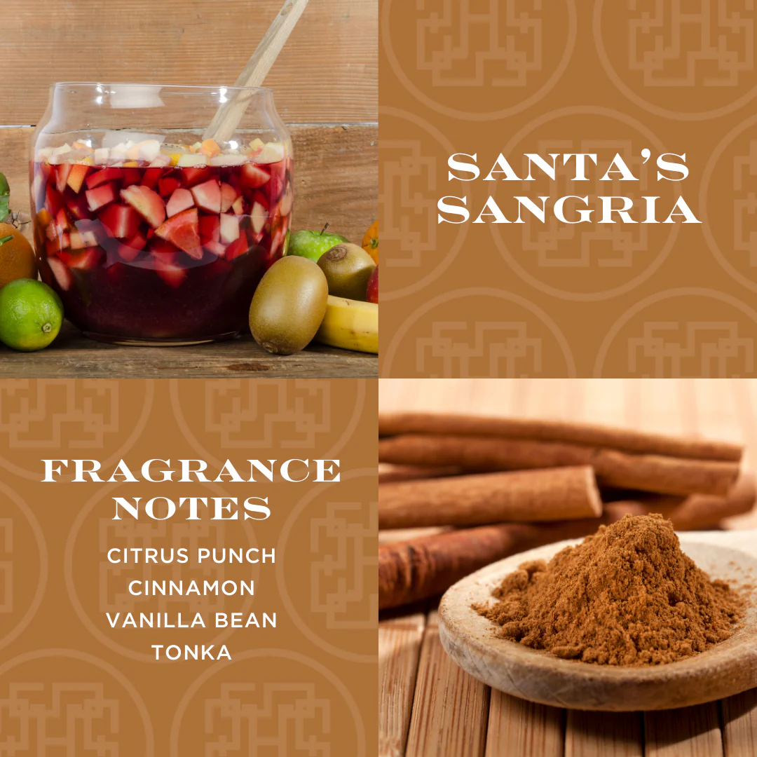 Santa's Sangria 4-wick Candle - Image 3