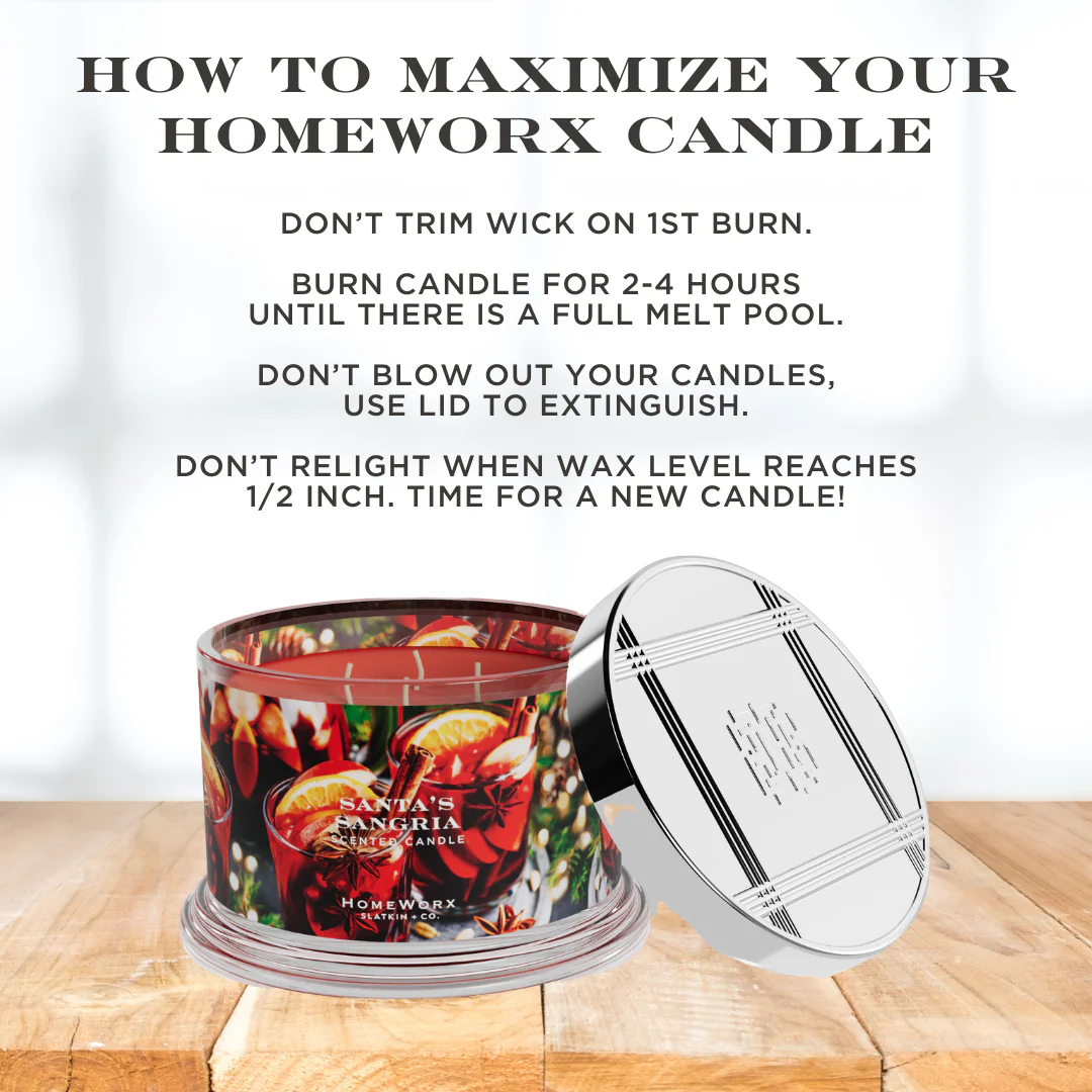 Santa's Sangria 4-wick Candle - Image 6