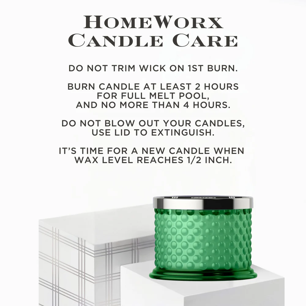 Sea Glass 3-wick Hobnail Candle - Image 6