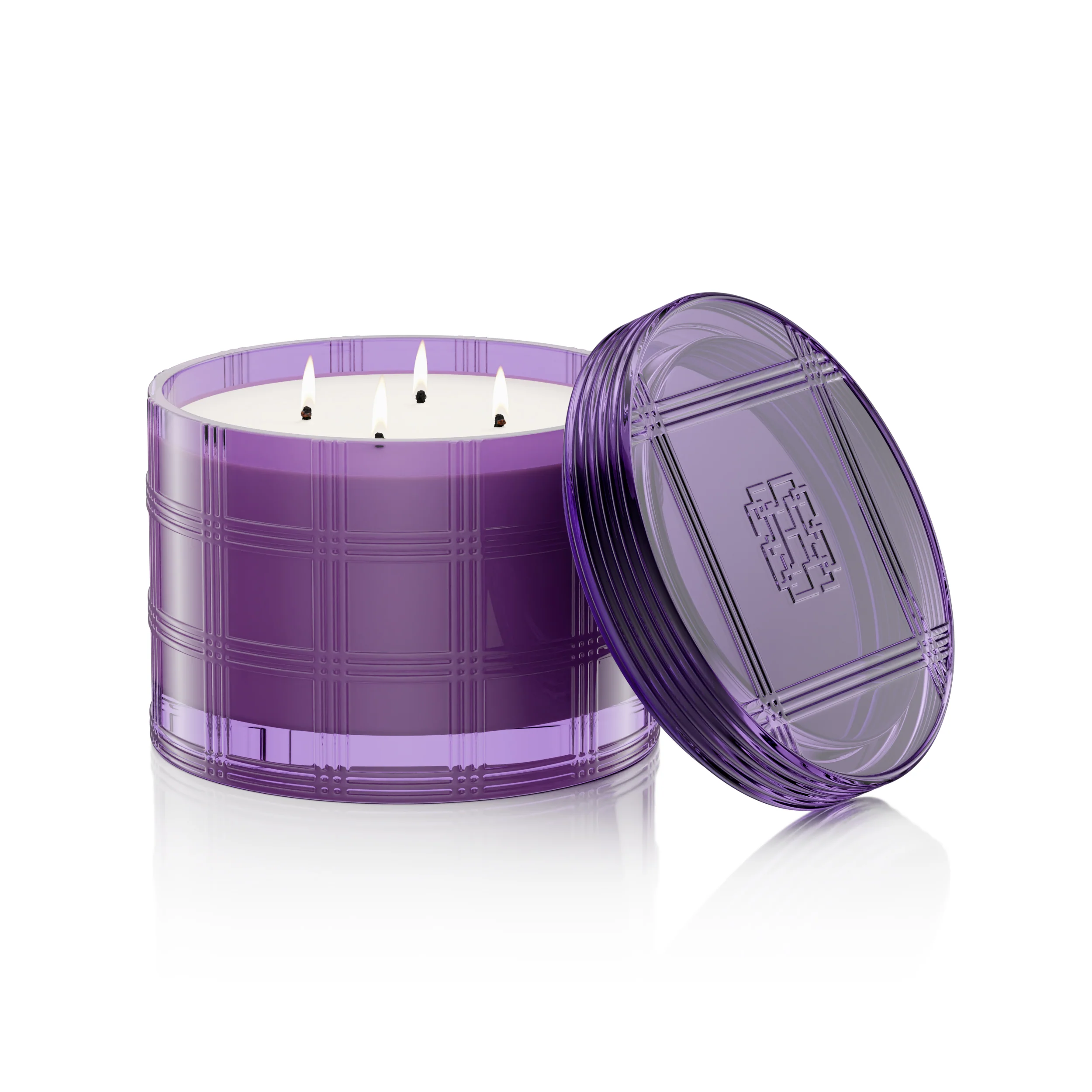 Sea Salt Lavender 4-wick Specialty Candle with Gift Box - Image 5