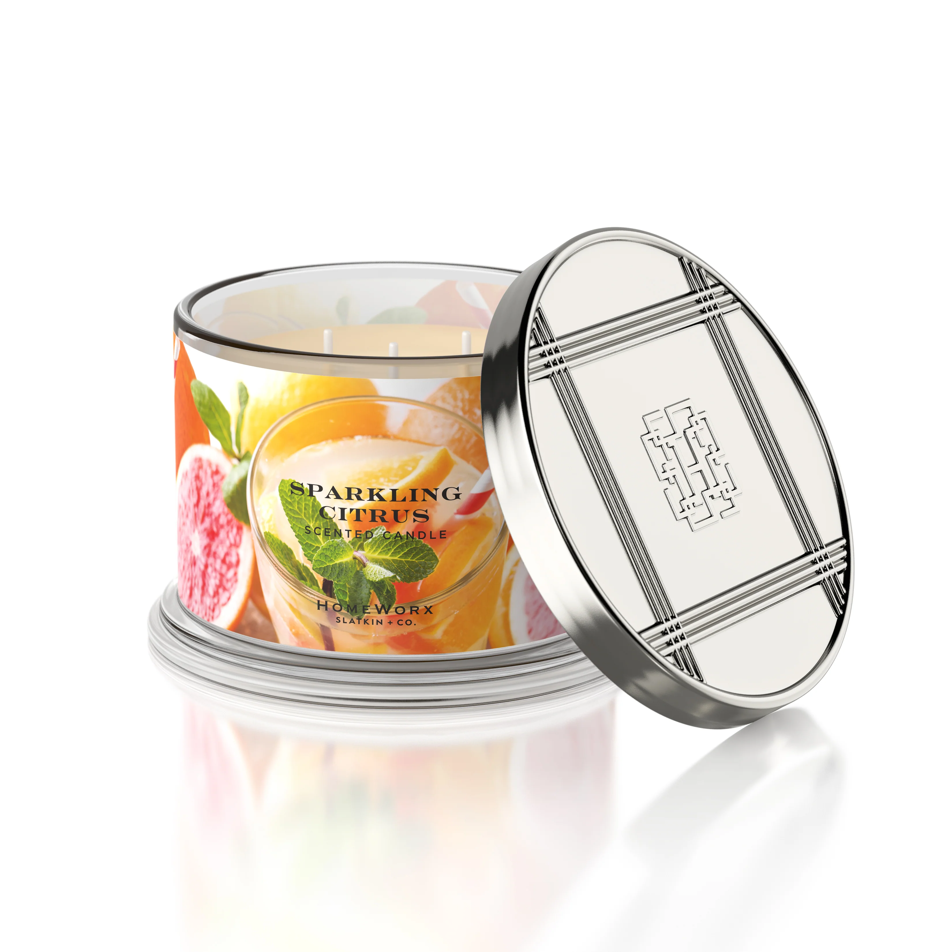 Sparkling Citrus 3-wick Candle - Image 7