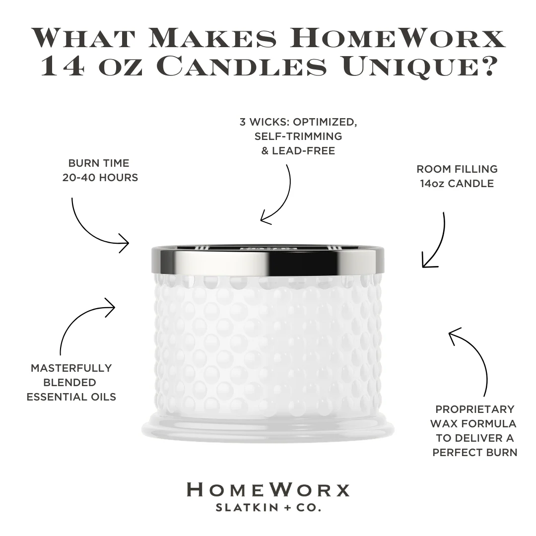 Lily of the Valley 3-wick Hobnail Candle - Image 3