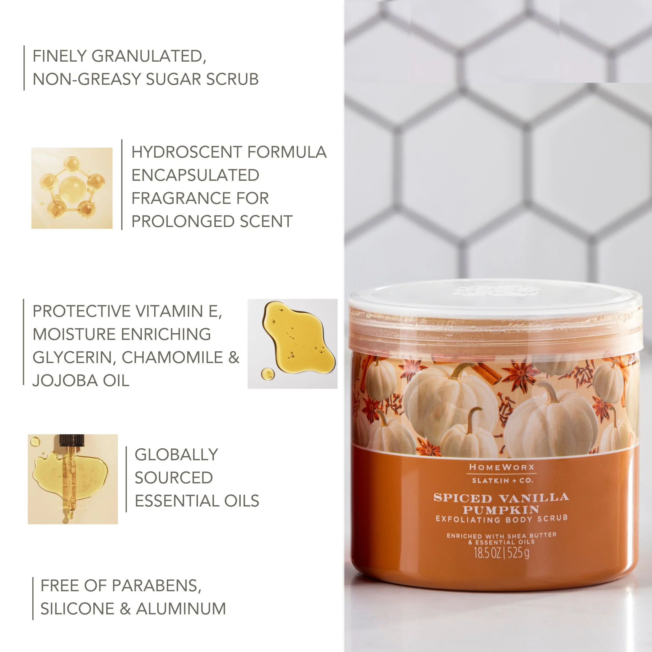 Spiced Vanilla Pumpkin Exfoliating Body Scrub - Image 4
