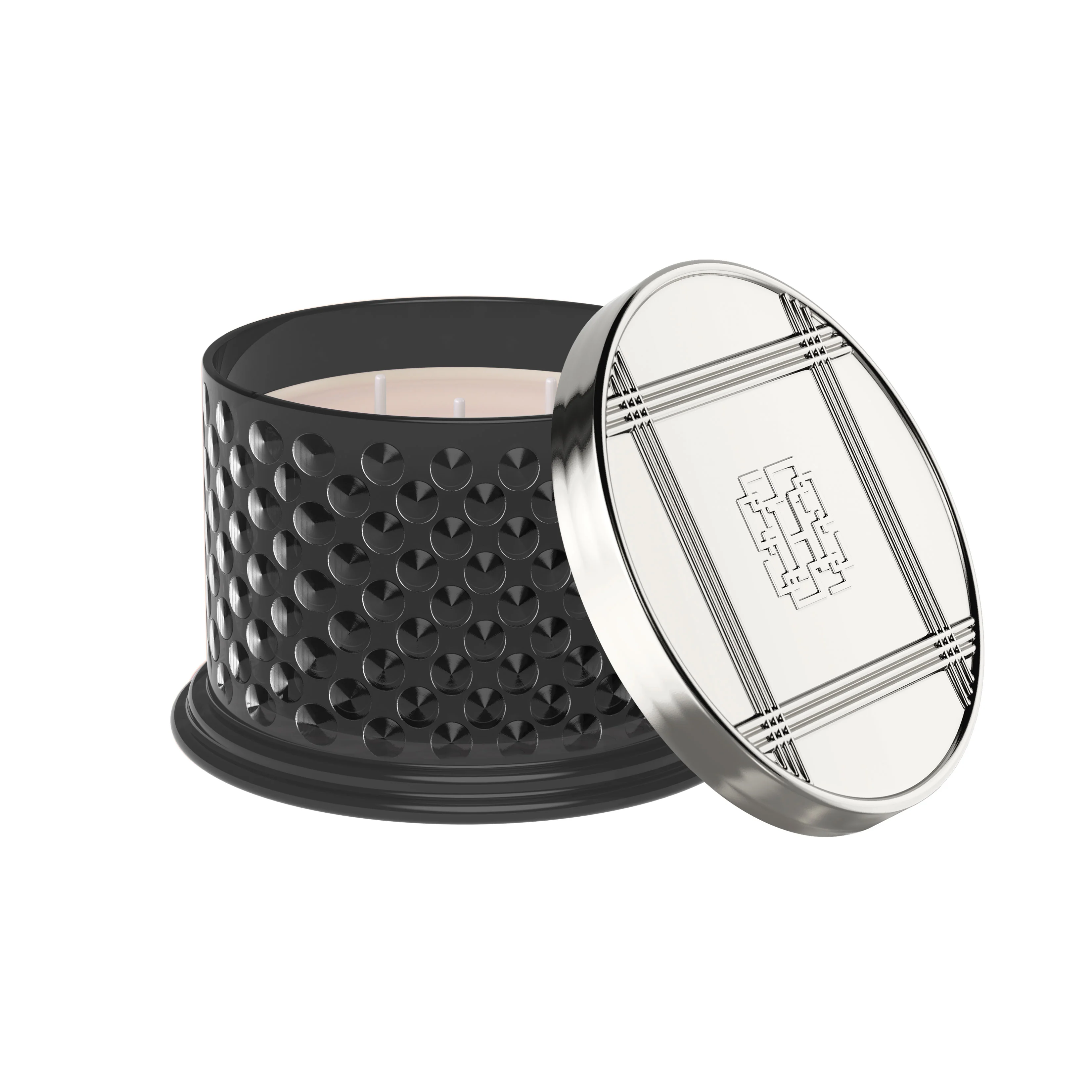 Let's Toast 3-wick Hobnail Candle - Image 7