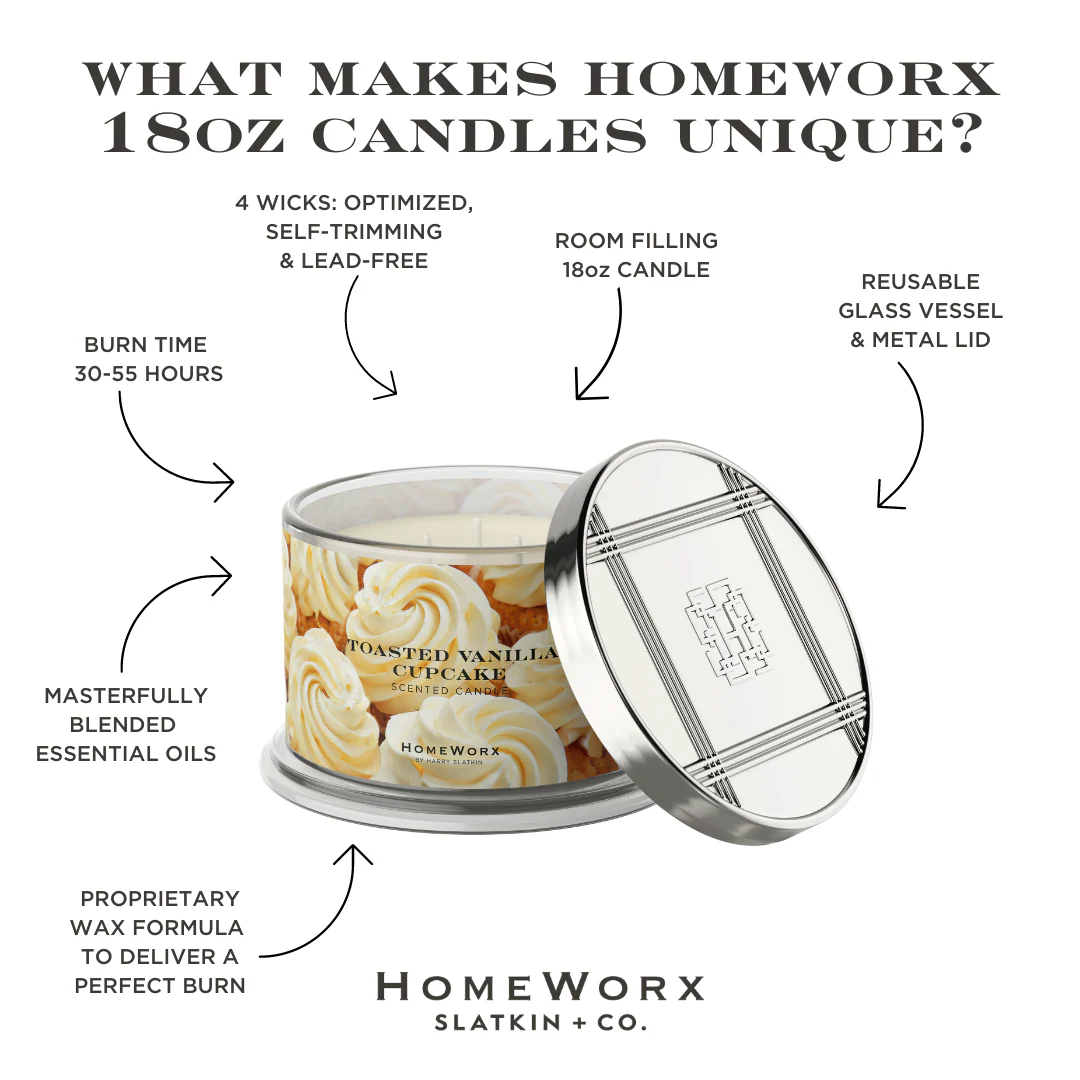 Toasted Vanilla Cupcake 4-wick Candle - Image 3