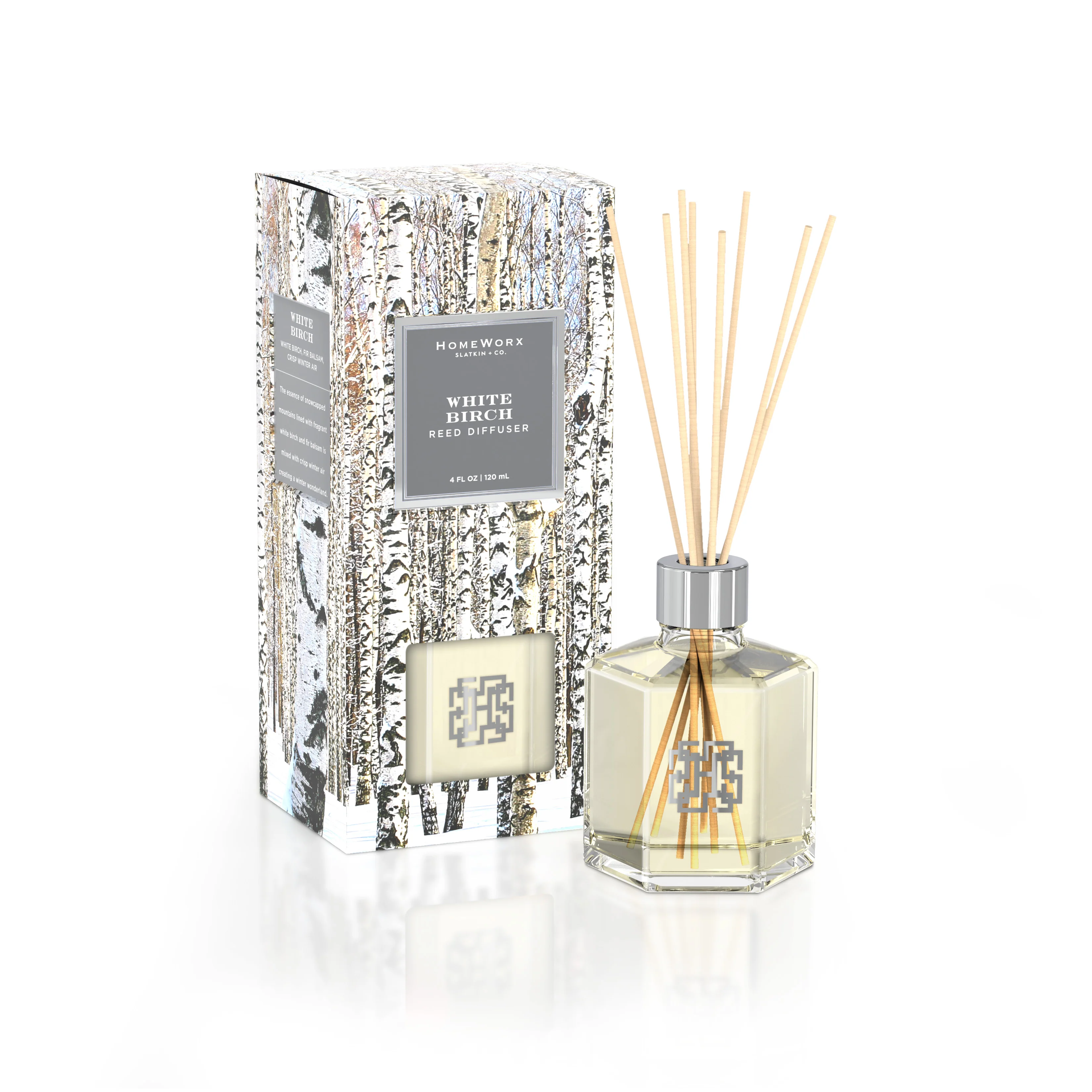 White Birch 4-wick Candle & Reed Diffuser Bundle - Image 3